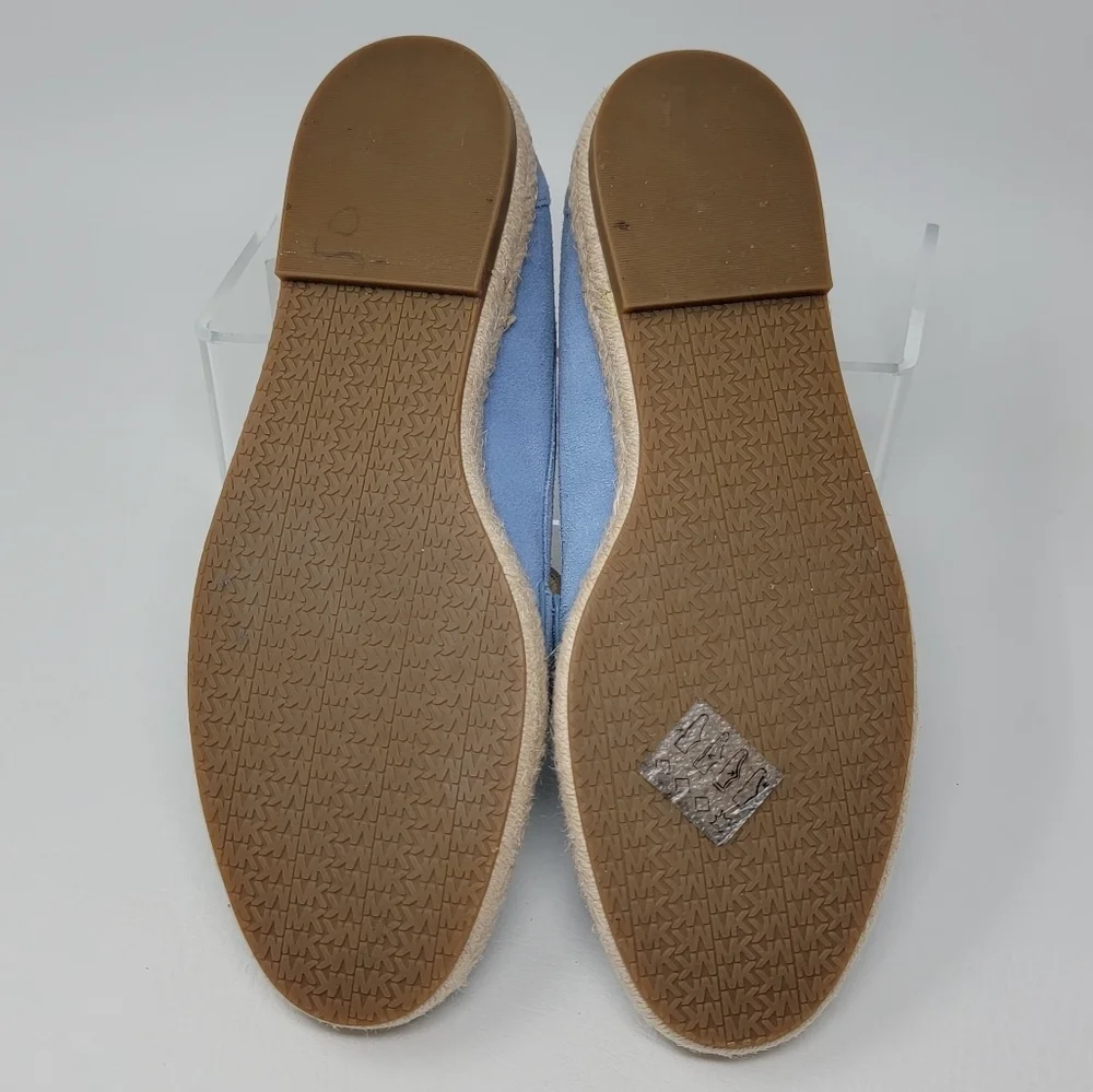 MICHAEL Michael Kors Women's Lennon Slip On Loafer Espadrille Blue Size 7.5 New